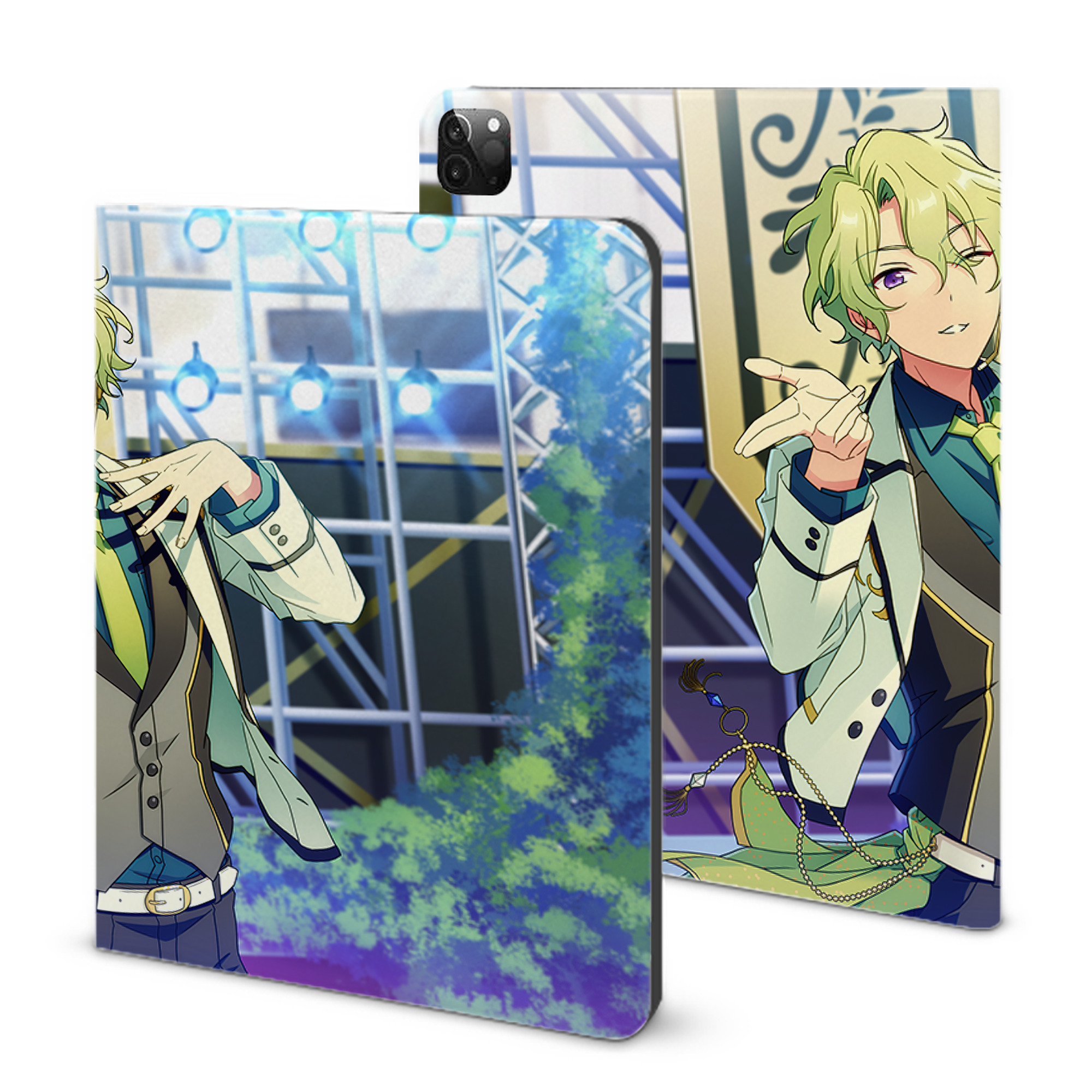 （画像用） あんさんぶるスターズ! Ensemble Stars IPadケース ペンホルダー付き ブックスタイルデザイン